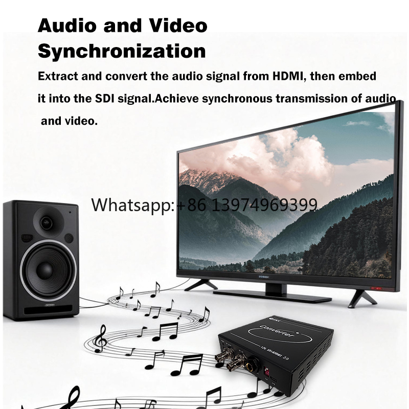 Sdi To Hdmi Converter Broadcast - Pro Broadcast 12G-SDI-HDMI 2.0 양방향 변환기,
