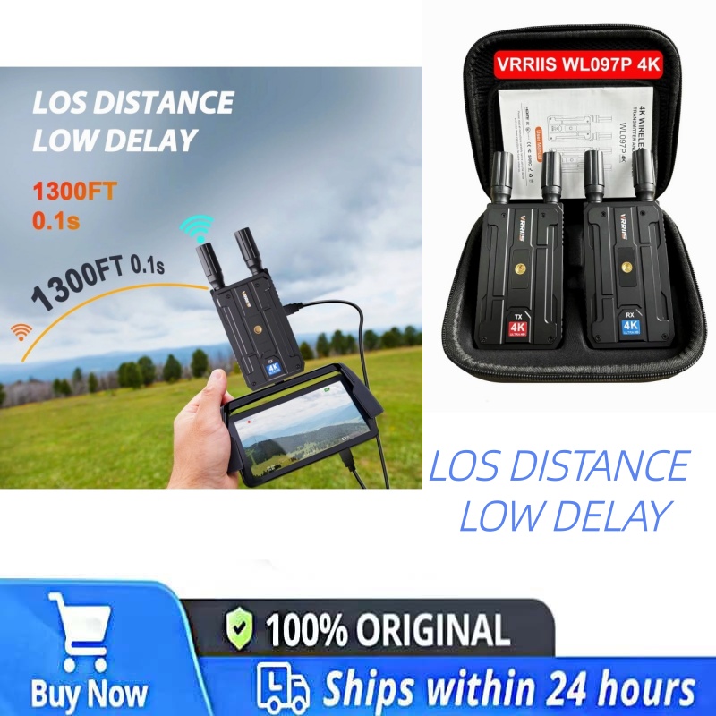 Wireless Video Transmitter For Camera Dslr - VRRIIS WL097P 4K 무선 HDMI 연장기