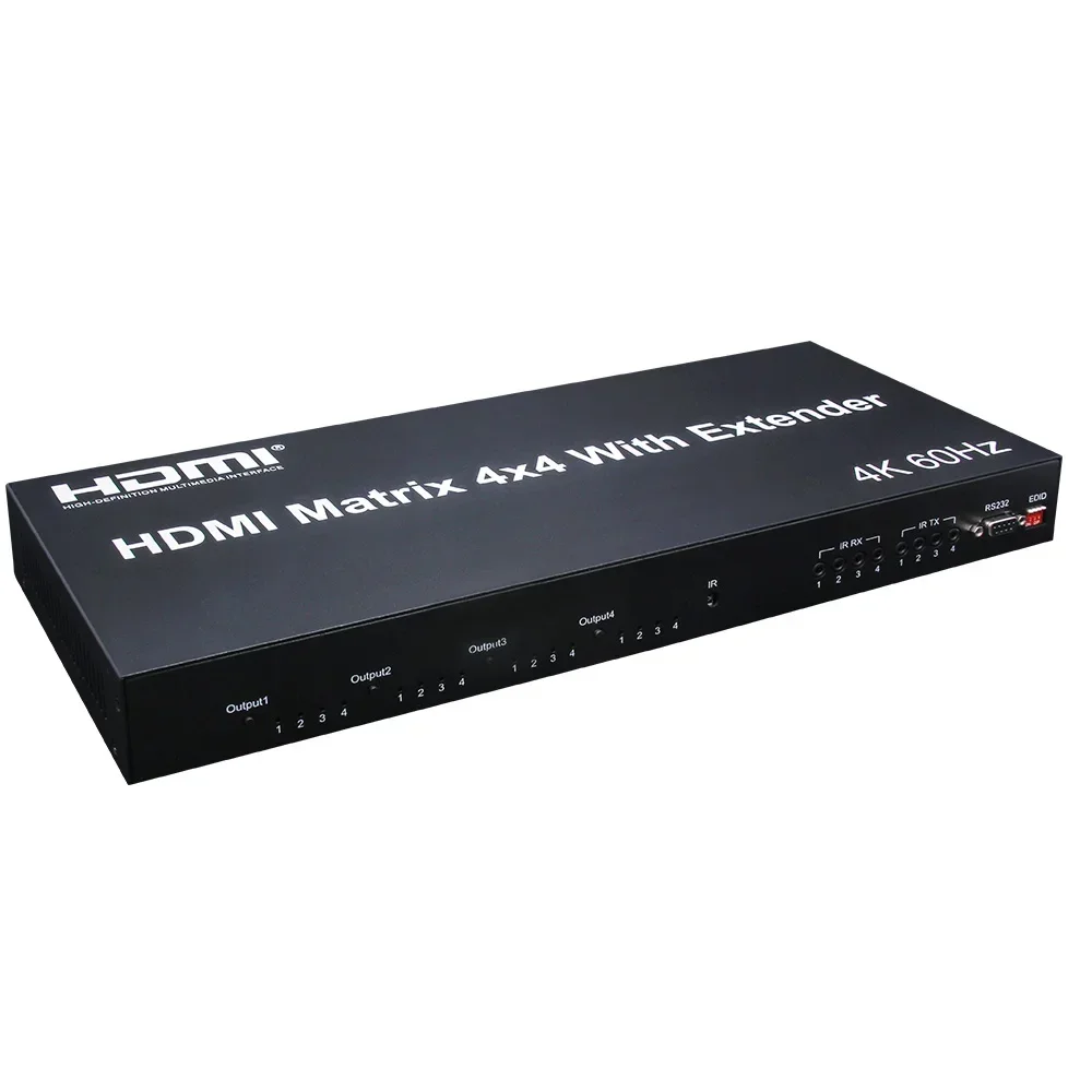 Hdmi Matrix Switch 4X4 4K 60Hz - 4K 60Hz 4X4 매트릭스 HDMI2.0 4x4