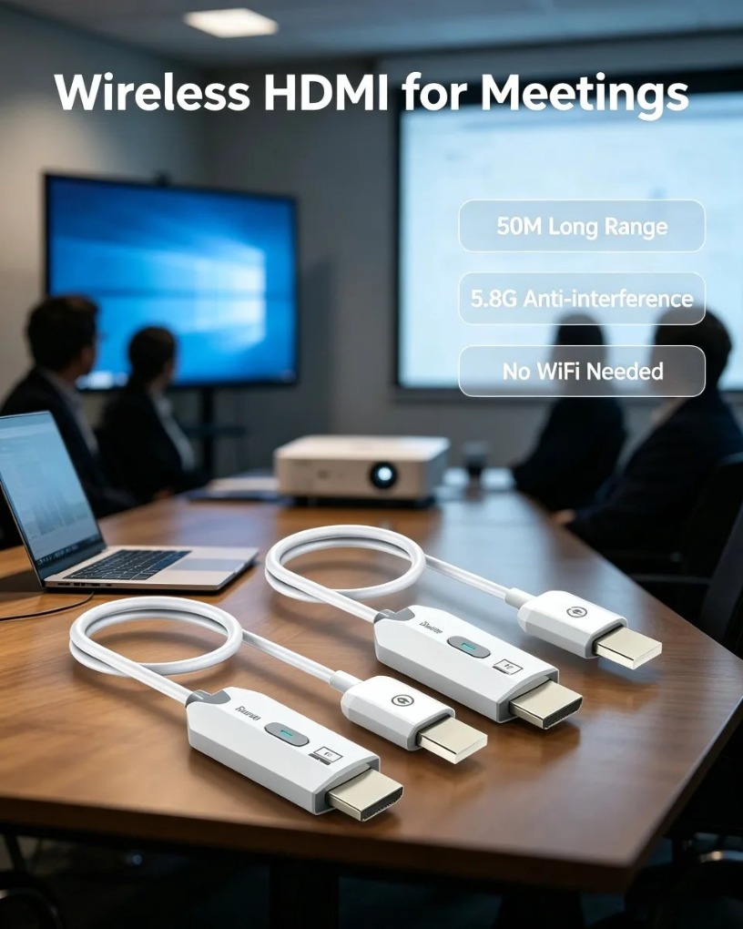 Wireless Hdmi Receiver For Projector - 포인트 투 포인트 4K 디코딩 HDMI