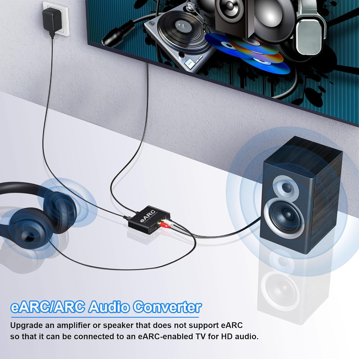 Hdmi Audio Extractor Earc 7.1 - 5.1 7.1 채널 오디오 추출기 192Khz