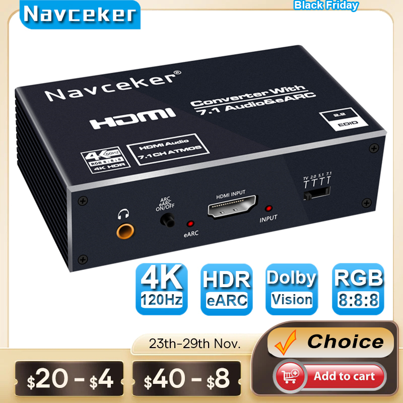 Hdmi Audio Extractor Earc 7.1 - 2026 최고의 EARC HDMI 2.0 오디오