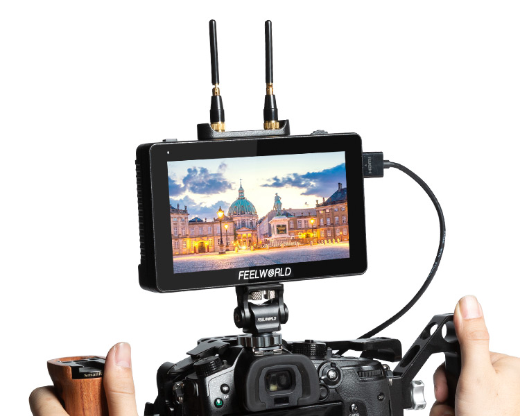 Wireless Video Transmitter For Camera Dslr - 필월드 FT6 FR6 5.5인치 무선 영상