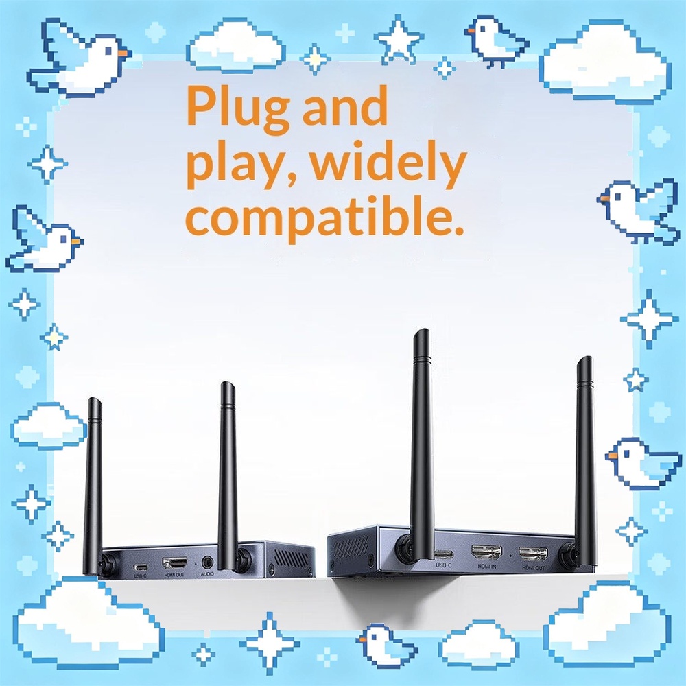 Wireless Hdmi Transmitter And Receiver 4K - UGREEN S513-75533 무선 HDMI 송신기, 4K