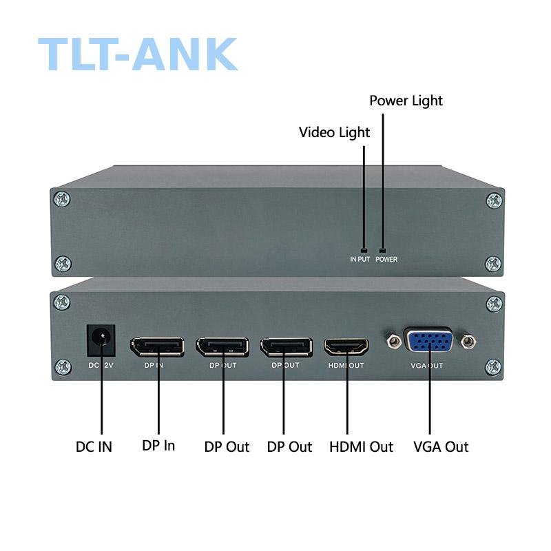 Hdmi Splitter 1 In 4 Out 4K 60Hz - 4K 60Hz 디스플레이포트 1X4 분배기 1입력