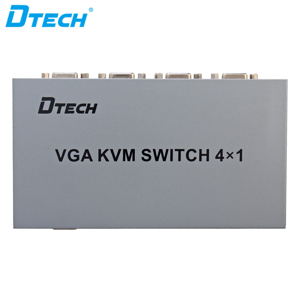 Hdmi Kvm Switch 4 Port Dual Monitor - DTECH 4포트 USB HDMI KVM 연장기