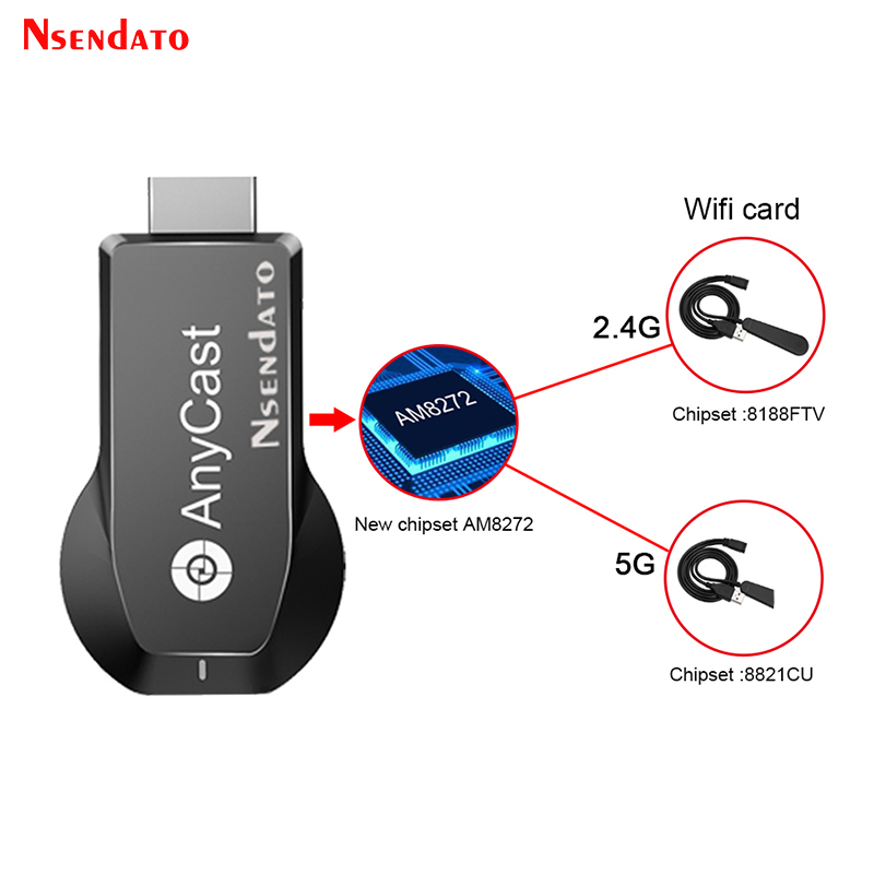 애니캐스트 M100 5G 2.4 4K HD 무선 TV  - Wireless Hdmi Display Dongle Casting 리뷰 및 가격
