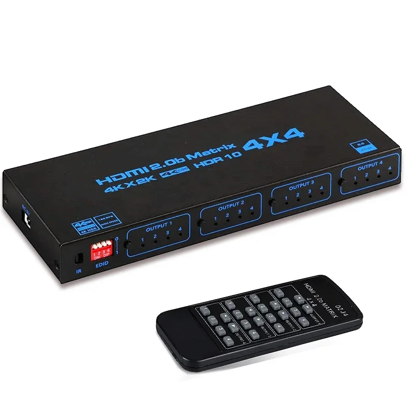 4K 60Hz HDMI 매트릭스 스위치 4입력 4출력  - Hdmi Splitter 1 In 4 Out 4K 60Hz 리뷰 및 가격
