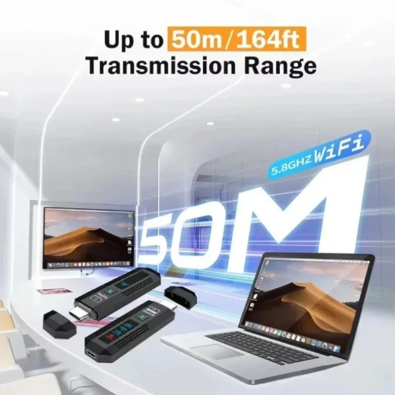 무선 비디오 송신기 HDMI 호환 50M 1080P 6 - Wireless Hdmi Receiver For Projector 리뷰 및 가격