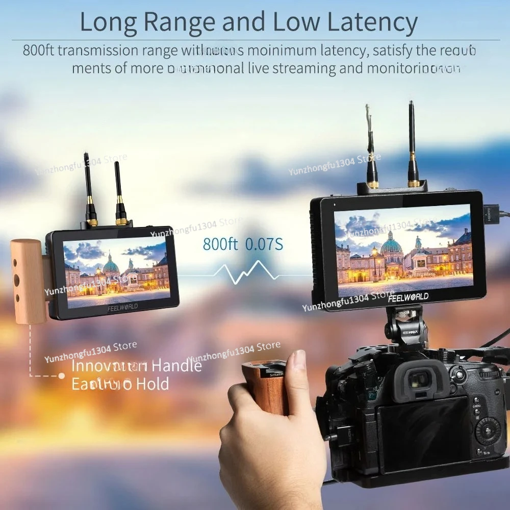 필월드 5.5인치 무선 비디오 전송 시스템 (송신기,  - Wireless Video Transmitter For Camera Dslr 리뷰 및 가격