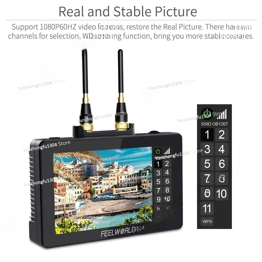 필월드 5.5인치 무선 비디오 전송 시스템 (송신기,  - Wireless Video Transmitter For Camera Dslr 리뷰 및 가격