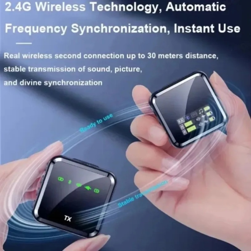 블루투스 라펠 마이크 시스템 오디오 비디오 녹음 마이크 - Wireless Video Transmitter For Camera Dslr 리뷰 및 가격