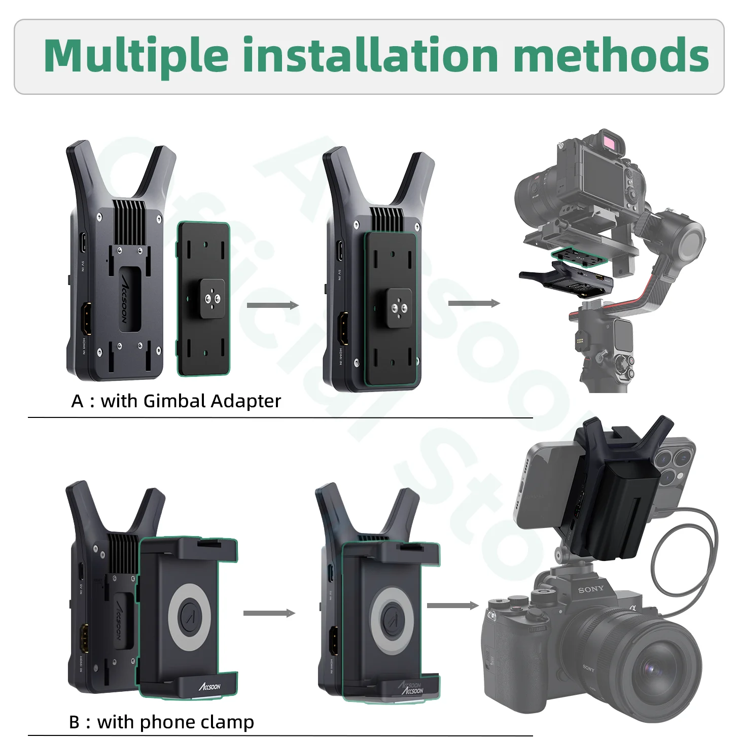 아크순 나노 HD-MI 150M 무선 비디오 송신기 6 - Wireless Video Transmitter For Camera Dslr 리뷰 및 가격