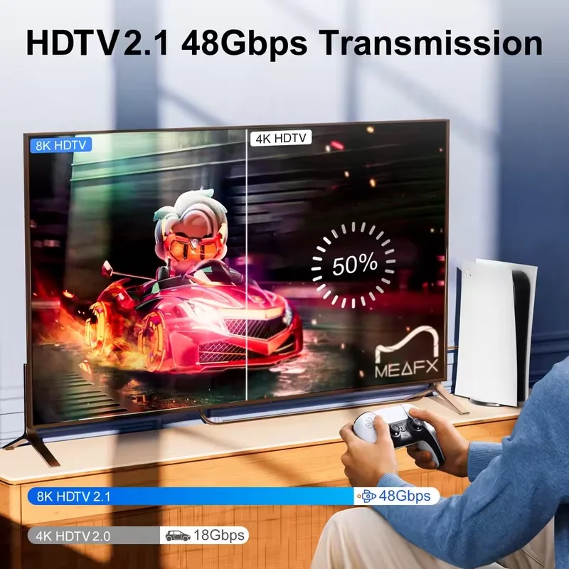 8K HDMI 2.1 광섬유 케이블 HDMI 호환 케이 - Hdmi Fiber Optic Cable 50M 100M 리뷰 및 가격