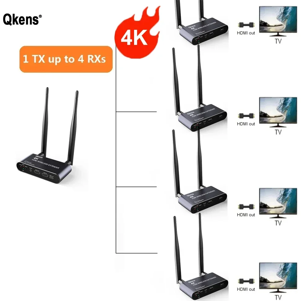 4K 무선 전송 비디오 송신기 수신기 200m HDMI - Wireless Hdmi Transmitter And Receiver 4K 리뷰 및 가격