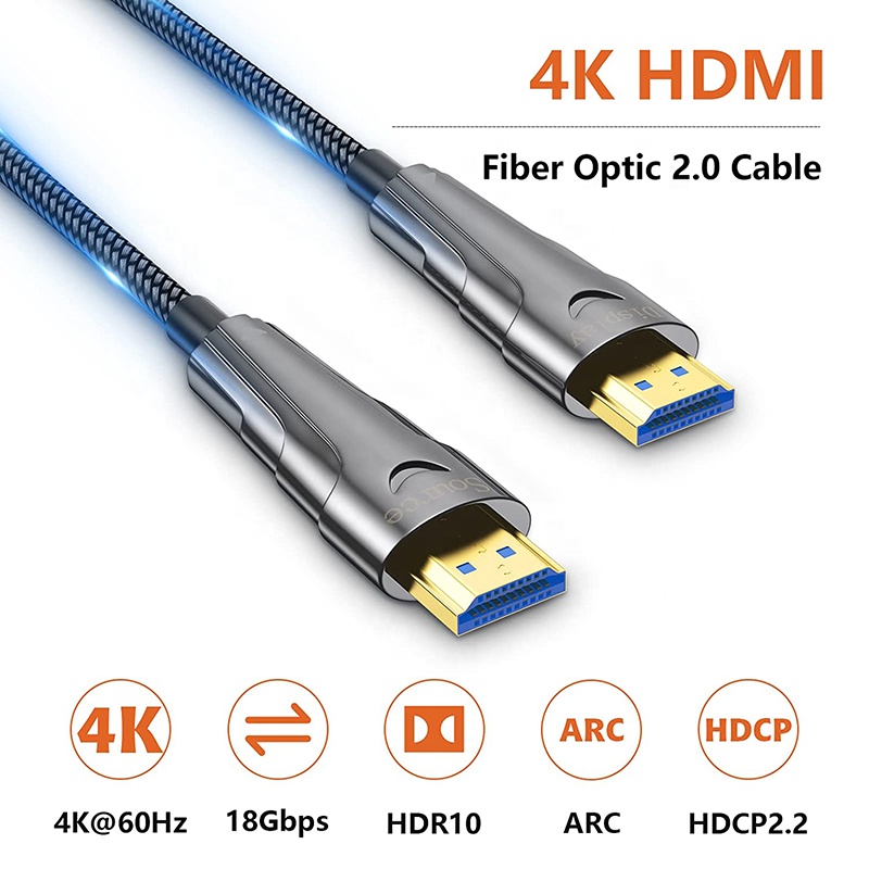 1080P 4K HDMI 남성-남성 케이블 2.0 HD - Hdmi Fiber Optic Cable 50M 100M 리뷰 및 가격