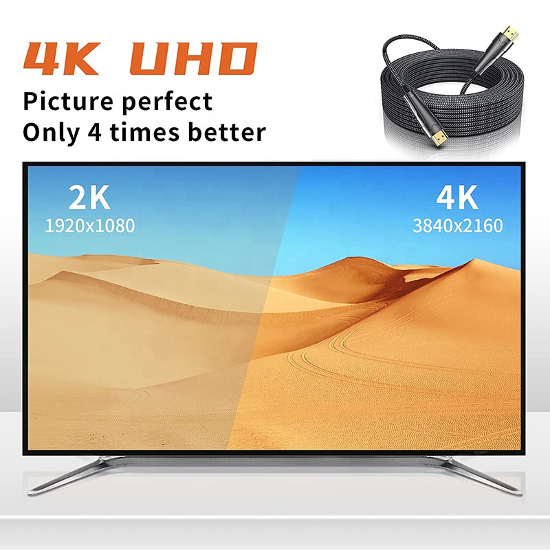 1080P 4K HDMI 남성-남성 케이블 2.0 HD - Hdmi Fiber Optic Cable 50M 100M 리뷰 및 가격