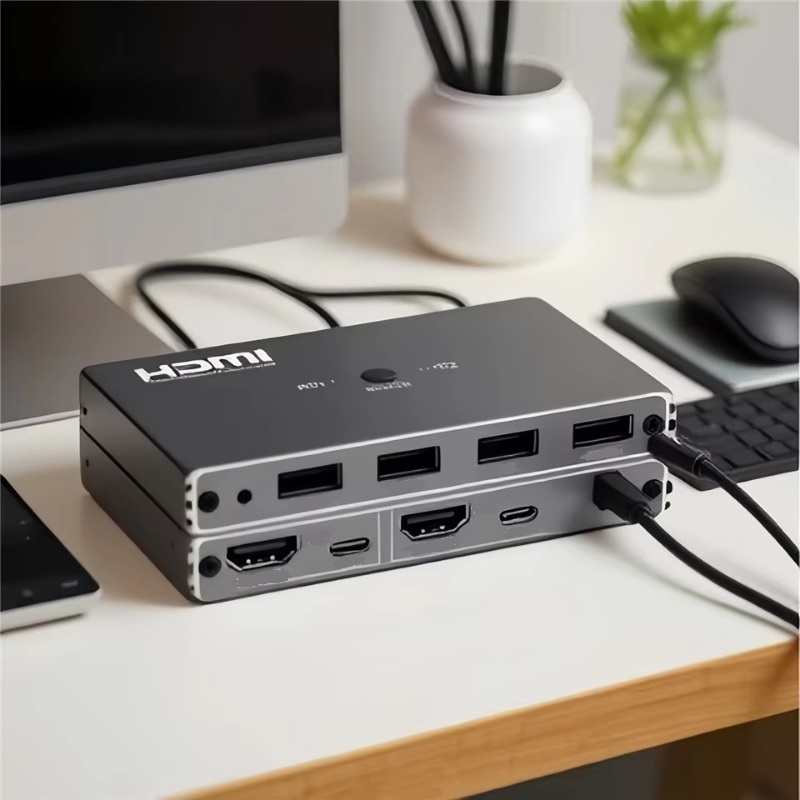4K@60Hz HDMI 호환 KVM USB 스위치 2x - Hdmi Matrix Switch 4X4 4K 60Hz 리뷰 및 가격