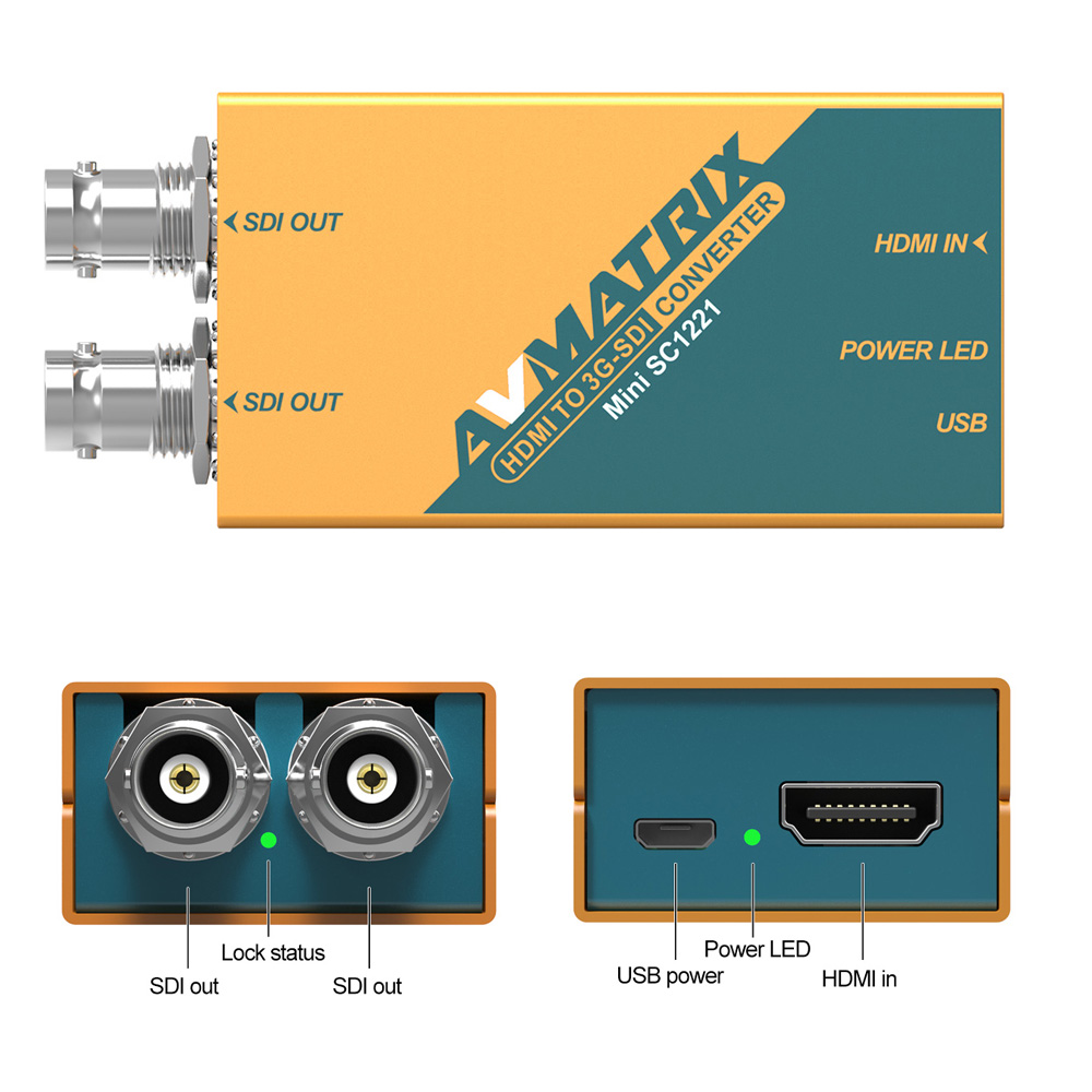 AVMATRIX 미니 SC1221 HDMI-SDI 컨버 - Sdi To Hdmi Converter Broadcast 리뷰 및 가격