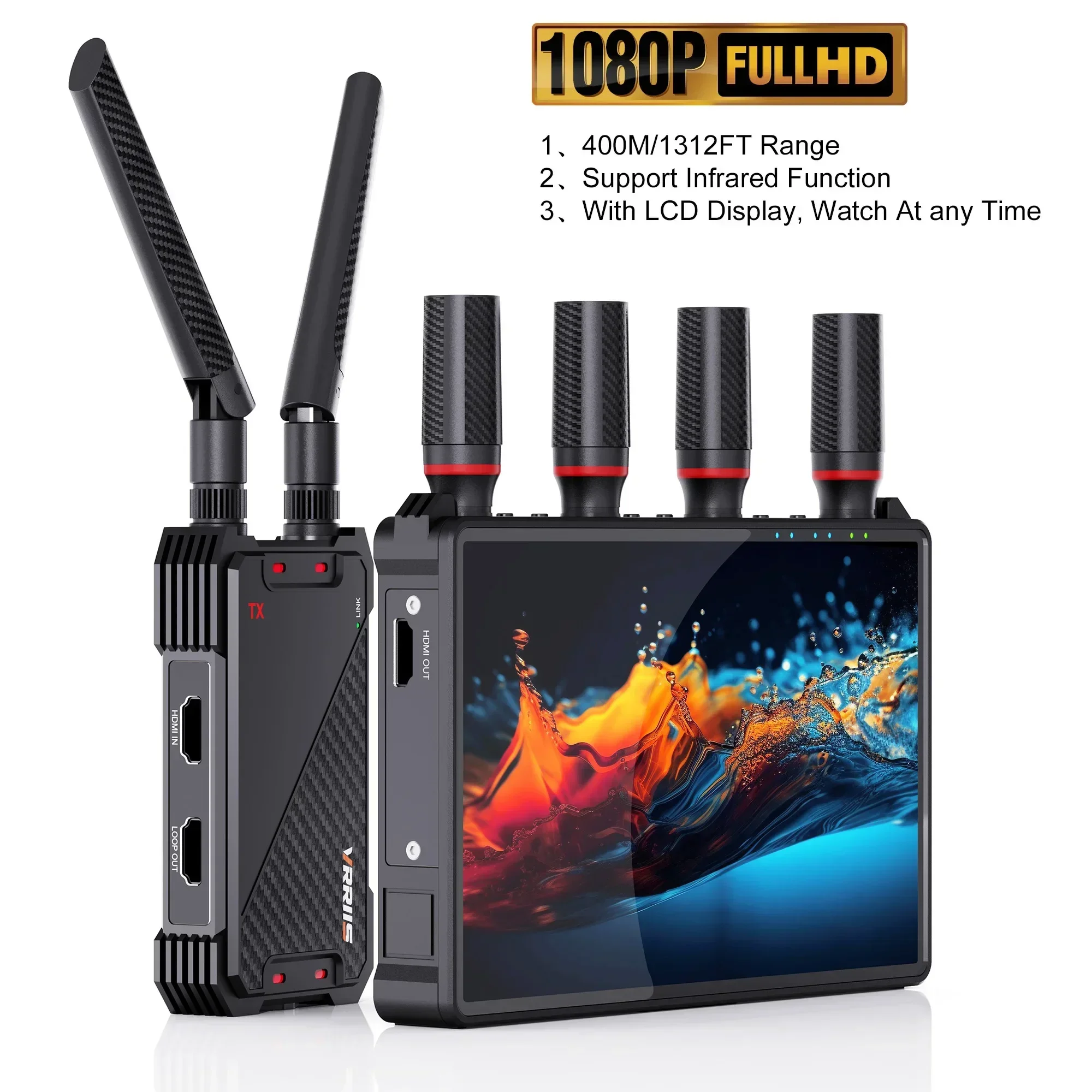 WL083P 무선 HDMI 연장기 비디오 송수신기 LC - Wireless Video Transmitter For Camera Dslr 리뷰 및 가격