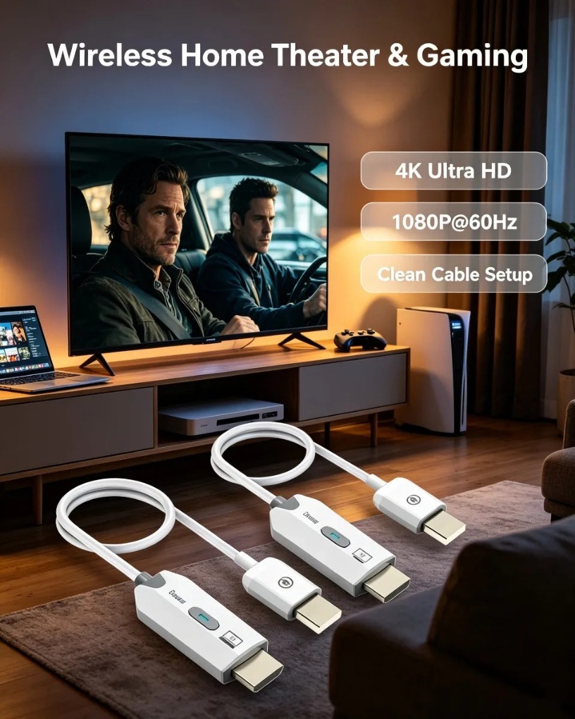 포인트 투 포인트 4K 디코딩 HDMI 호환 무선 연장 - Wireless Hdmi Receiver For Projector 리뷰 및 가격