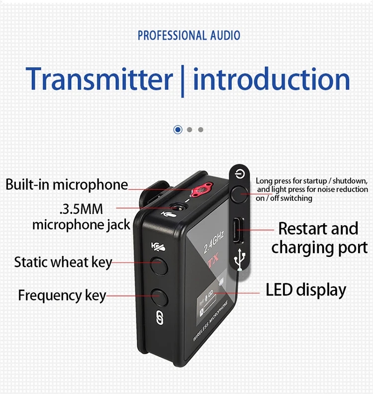 새로운 무선 라발리에 마이크 휴대용 오디오 비디오 녹음 - Wireless Video Transmitter For Camera Dslr 리뷰 및 가격