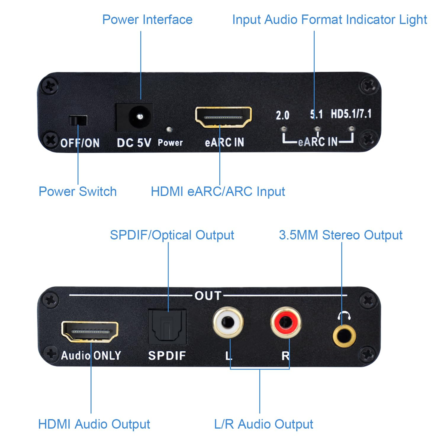 5.1 7.1 채널 오디오 추출기 192Khz HDMI - Hdmi Audio Extractor Earc 7.1 리뷰 및 가격