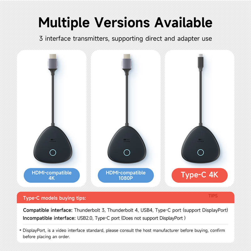 Hagibis 무선 HDMI 호환 송신기 및 수신기 엔 - Wireless Hdmi Display Dongle Casting 리뷰 및 가격