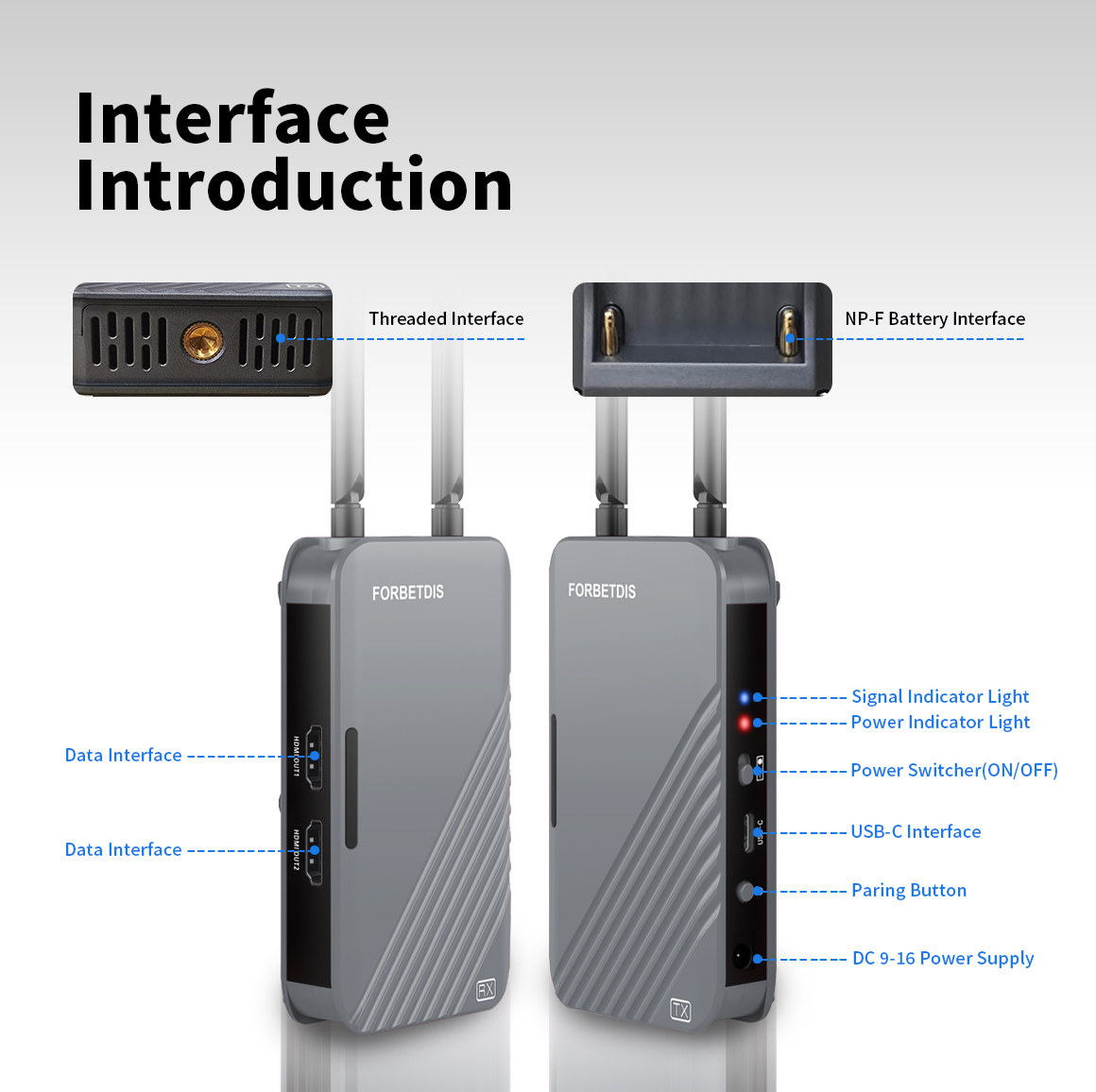 FORBETDIS JM500PRO 4K30fps 무선  - Wireless Video Transmitter For Camera Dslr 리뷰 및 가격