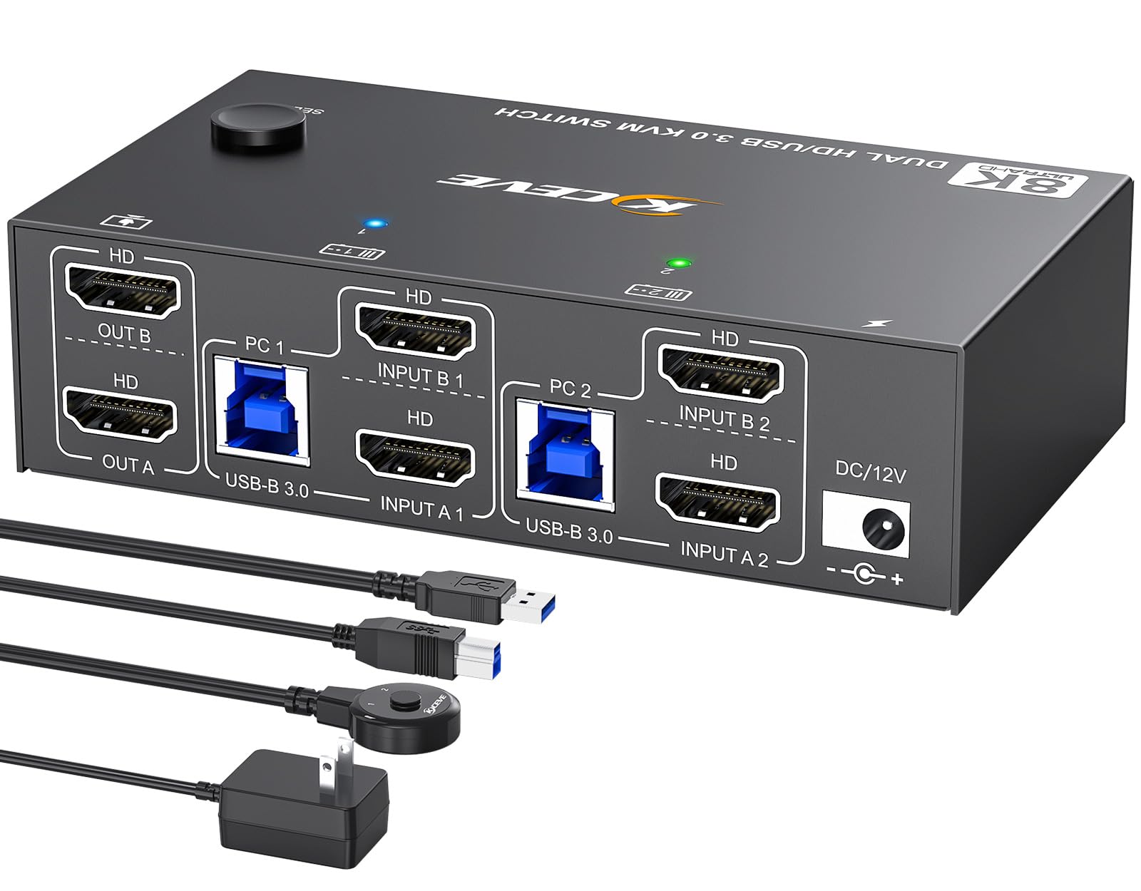 맞춤형 4K 144Hz KVM 스위치 2개 모니터 2대 - Hdmi Kvm Switch 4 Port Dual Monitor 리뷰 및 가격