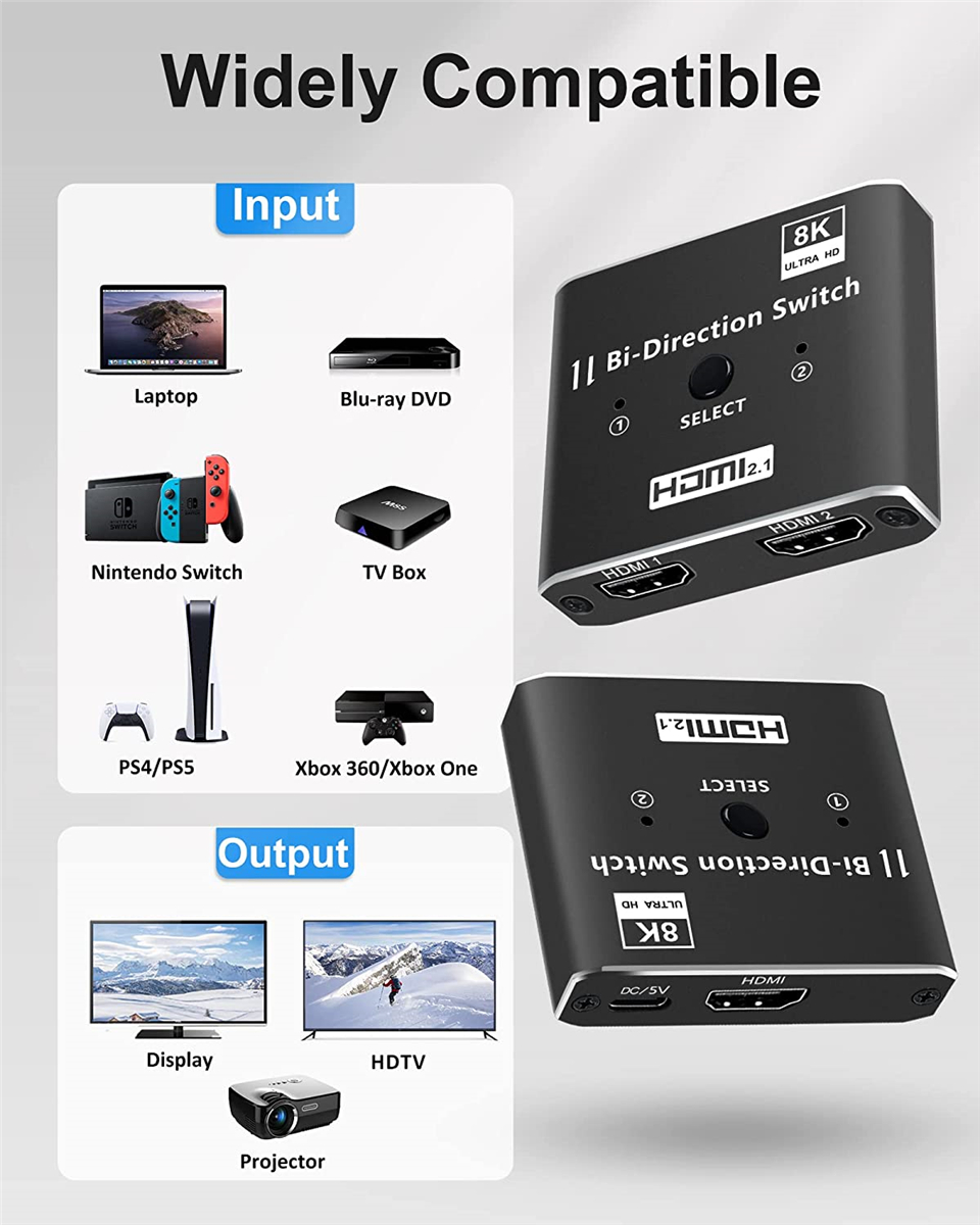 Navceker HD 양방향 스위치, HDMI 호환 2 - Hdmi Matrix Switch 4X4 4K 60Hz 리뷰 및 가격